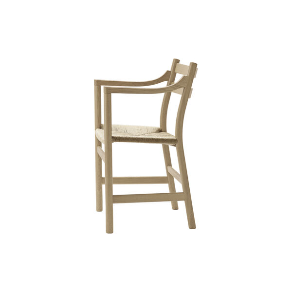 CH46 Dining Chair, white oiled oak/natural, Carl Hansen & Søn