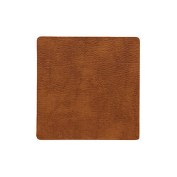 Bull glass mat Square, cognac, LIND DNA