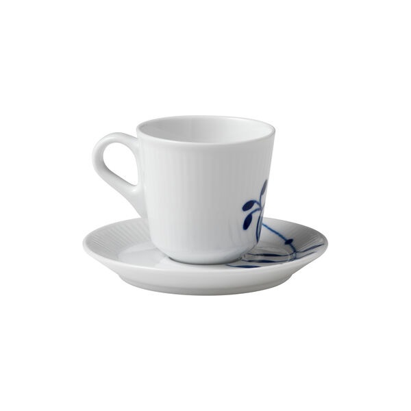 Blue Fluted Mega Cup with Saucer 9 cl Blue Fluted Mega Cup with Saucer 9 cl, Royal Copenhagen