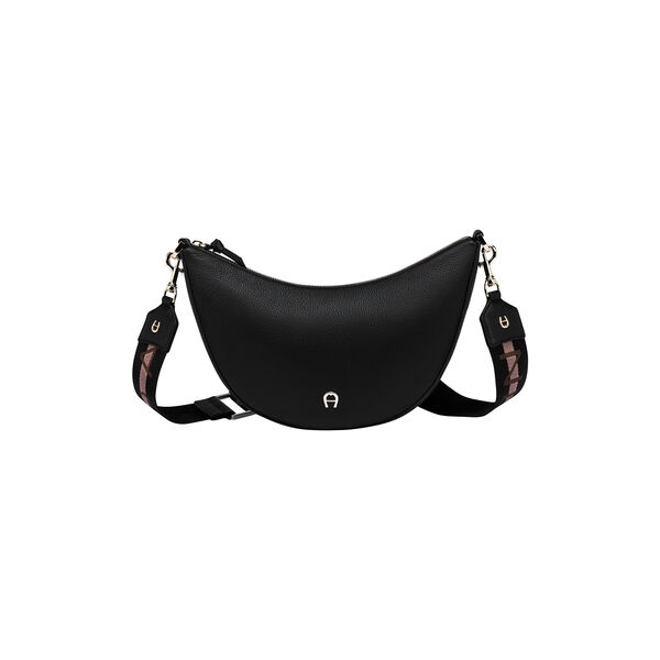 Zita S Crossbody Bag, black coloured Zita S Crossbody Bag, black coloured, Aigner