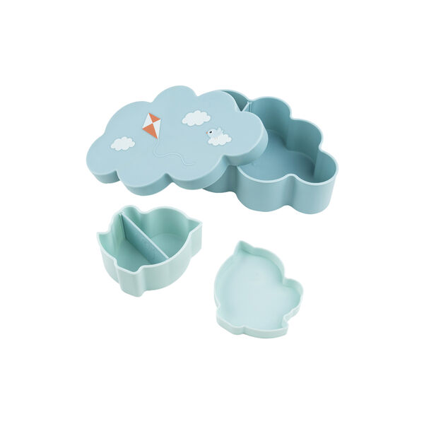 Playground Lunch & Snack Box with Straw Bottle, blue Playground Lunch & Snack Box with Straw Bottle, blue, Done by Deer