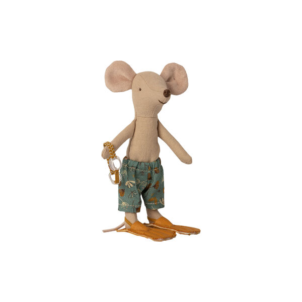 Big&nbsp;Brother Beach&nbsp;Mouse&nbsp;in&nbsp;Beach Cabin, Maileg