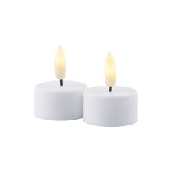 Sille Rechargeable Tealights 2 pcs., white, Sirius Home