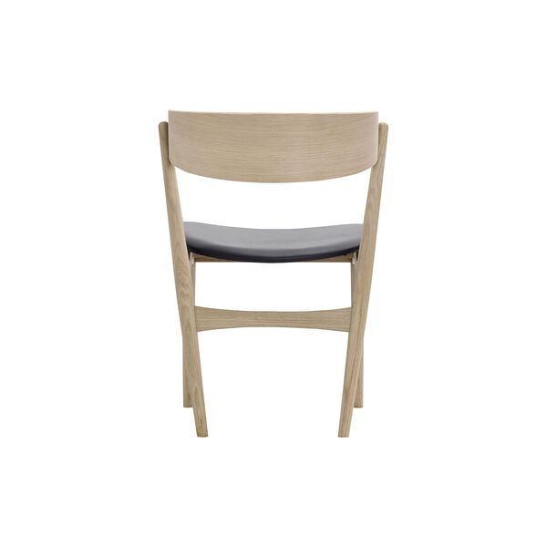 Sibast No 7 Dining Chair, white oiled oak/black, Sibast Furniture