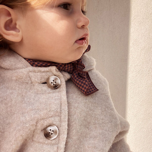 Teddy Onesie, oat, Lalaby