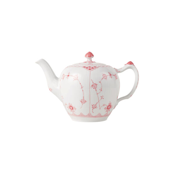 Coral Fluted Half Lace Tea Pot 70 cl Coral Fluted Half Lace Tea Pot 70 cl, Royal Copenhagen