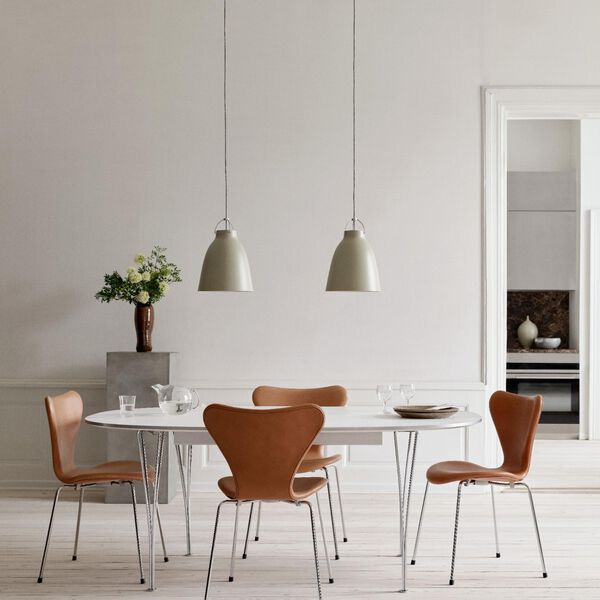 Caravaggio Matt P2 Pendant, dusty green, Fritz Hansen