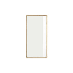 Arcus Mirror, white oiled oak, Aakjaer Furniture