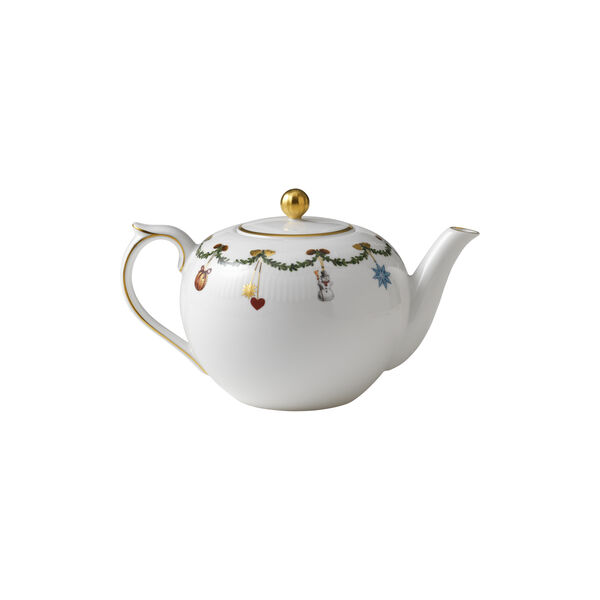 Star Fluted Christmas Teapot 140 cl Star Fluted Christmas Teapot 140 cl, Royal Copenhagen