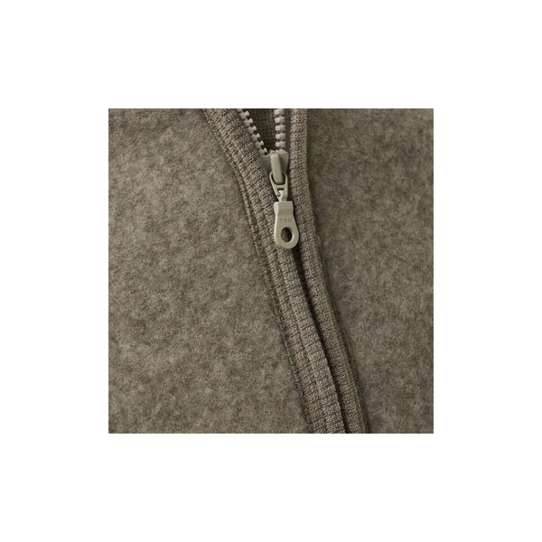 Jacket Ears Wool Fleece, savannah melange, HUTTEliHUT