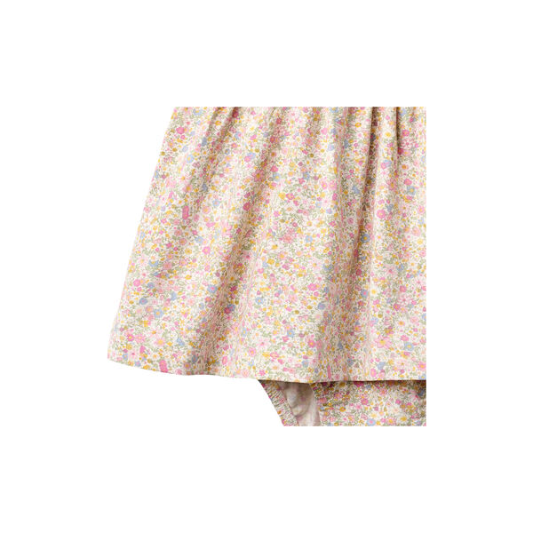 Jersey Dress Suit Vianna, blush flower meadow, Wheat