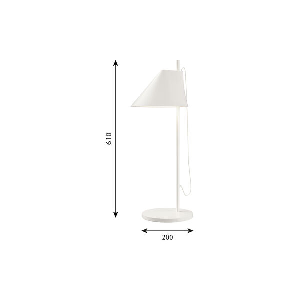 Yuh Table Lamp, white, Louis Poulsen