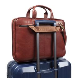 1 Compartment Laptop Bag, dark brown, Tony Perotti