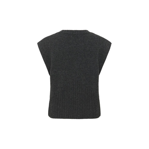 KBBerenice Waistcoat, dark gray melange KBBerenice Waistcoat, dark gray melange, Karen by Simonsen