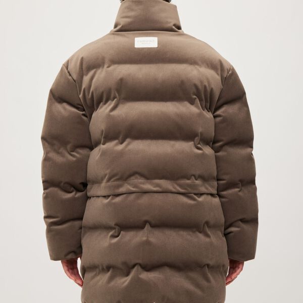 Jacket Puffer Hybrid Cord, dark rock, Rethinkit