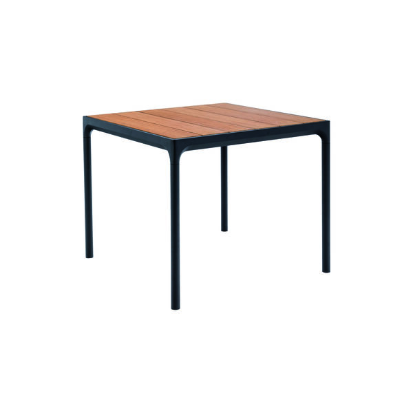 FOUR Table, bamboo/black, HOUE