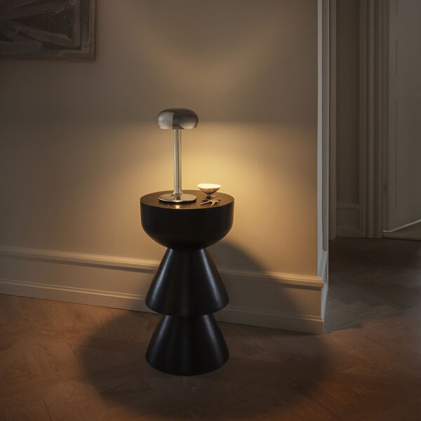 Emendo LED Battery Lamp, chrome Emendo LED Battery Lamp, chrome, Eva Solo