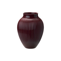 Knabstrup vase ripple, berry, Knabstrup Keramik