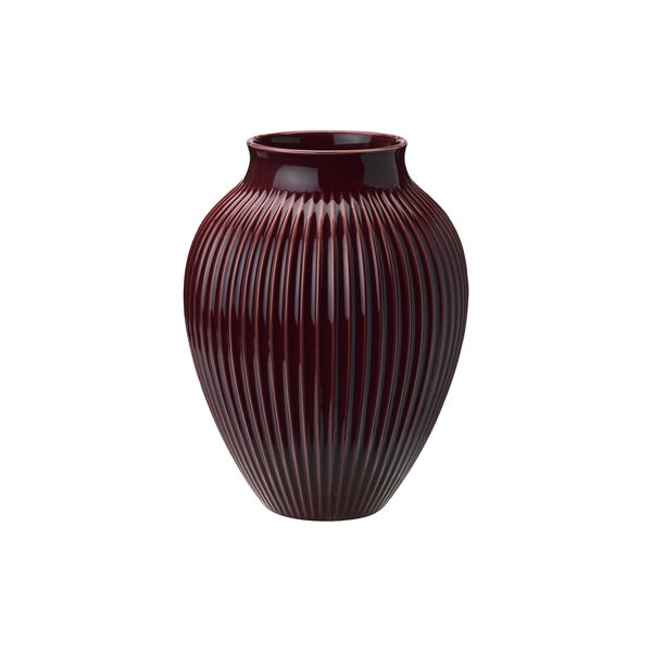 Knabstrup vase ripple, berry Knabstrup vase ripple, berry, Knabstrup Keramik