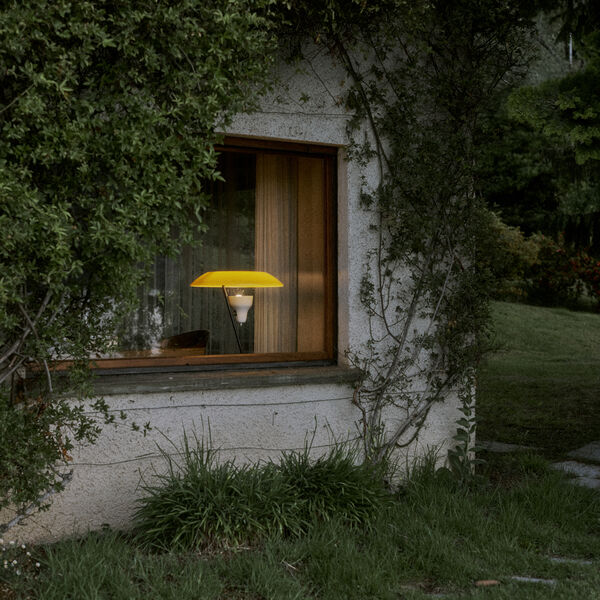 Model 548 Table Lamp, yellow/dark burnished brass, Astep