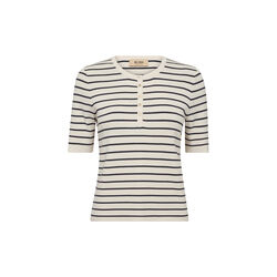 MMAliz Caliz Stripe SS Knit, india ink, MOS MOSH