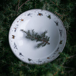 Christmas Morning Story | Low Serving Bowl | &Oslash; 27, Wik & Wals&oslash;e