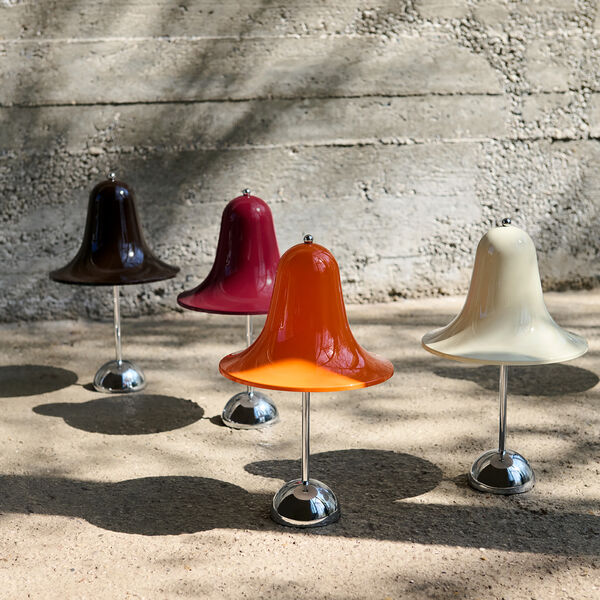 Pantop Portable Table Lamp, cherry red, Verpan