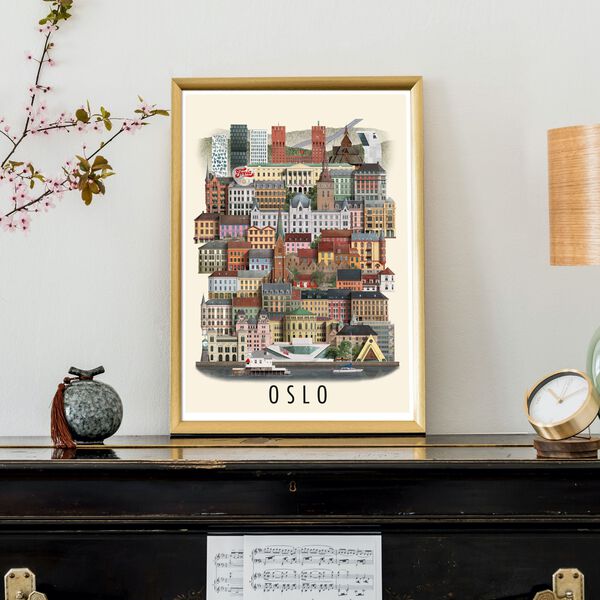 Oslo Poster Oslo Poster, Martin Schwartz