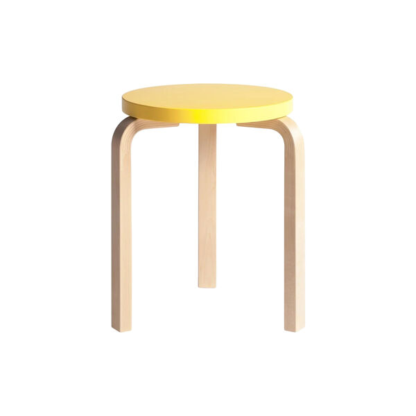 Stool 60, yellow, Artek