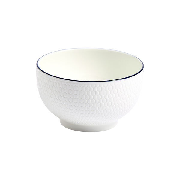 Gio Bowl &Oslash; 10,5 cm, white/blue line, Wedgwood