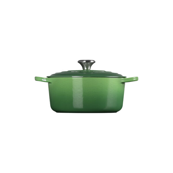 Signature round cast iron pot &Oslash; 24 cm, bamboo green, Le Creuset