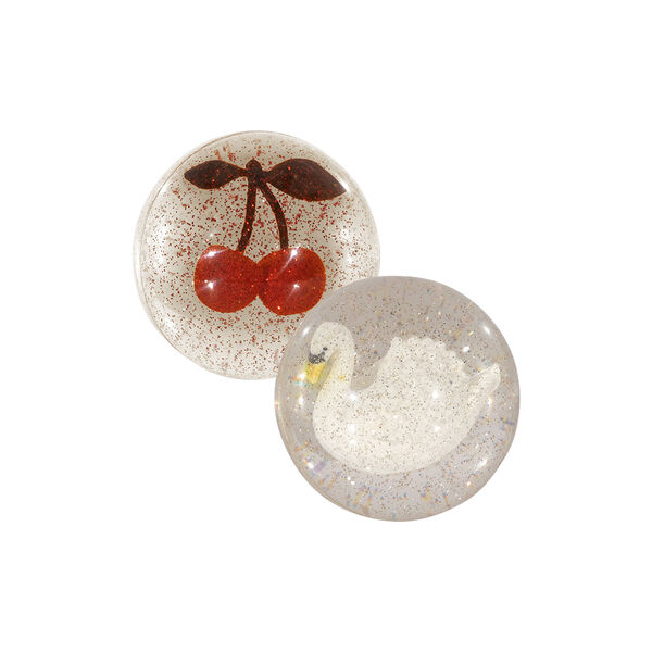 Bouncing Ball Set, cherry/swan Bouncing Ball Set, cherry/swan, Konges Sløjd