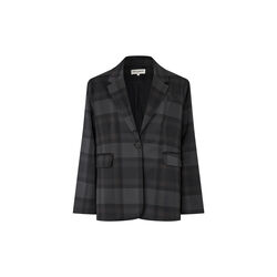 FayLL Blazer LS OVS, dark grey, Lollys Laundry