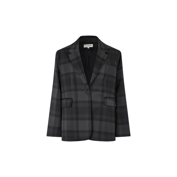 FayLL Blazer LS OVS, dark grey, Lollys Laundry