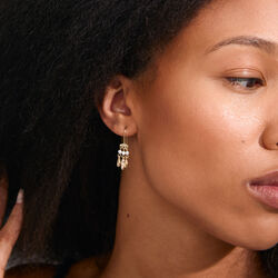VIREL earrings, gold plated, Pilgrim