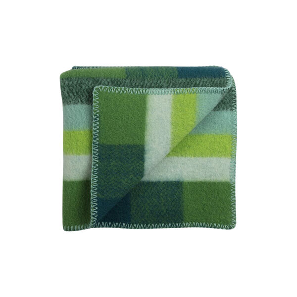 MIKKEL Half Size Throw, green, R&oslash;ros Tweed