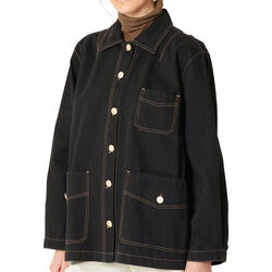 Short Overshirt Jacket, black, Ilse Jacobsen Hornb&aelig;k