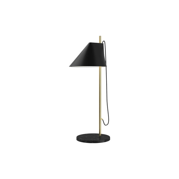 Yuh Table Lamp, black/brass, Louis Poulsen