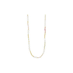 Necklace With Gemstones, gold-plated/multi, Pure by Nat