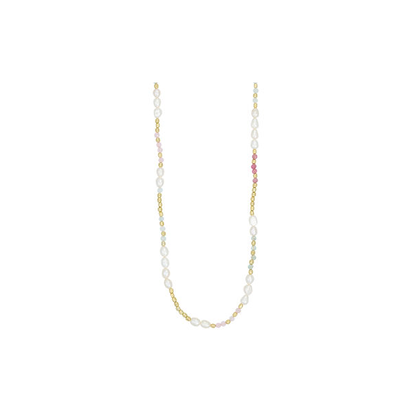 Necklace With Gemstones, gold-plated/multi, Pure by Nat