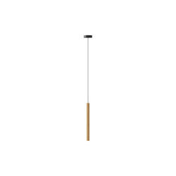 Chimes Tall Pendant, oak, UMAGE