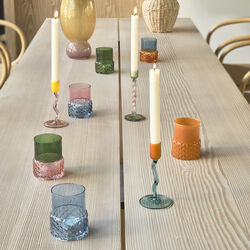 Styles Tealight holder, green/rose, Villa Collection