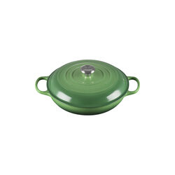 Signature cast iron buffet pot 30 cm, bamboo green, Le Creuset