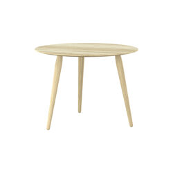 PLAYround Ø60 Coffee Table, soap treated oak, Bruunmunch Furniture