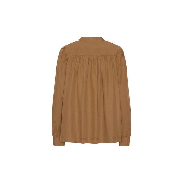 Shirt With Gather, brandy, Ilse Jacobsen Hornb&aelig;k