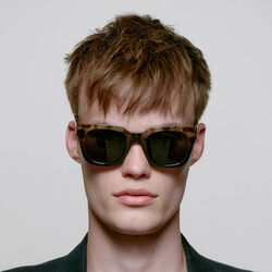 Nancy Sunglasses, coquina/grey transparent, A. KJÆRBEDE