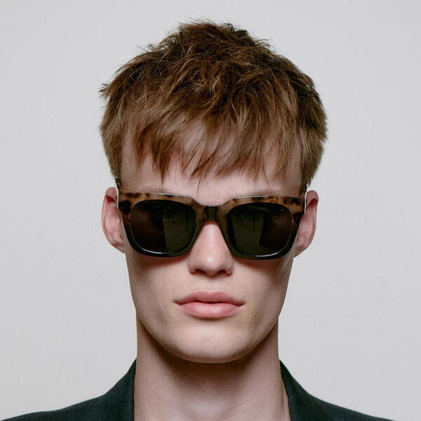 Nancy Sunglasses, coquina/grey transparent, A. KJÆRBEDE