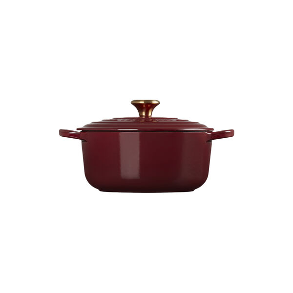 Signature round cast iron pot &Oslash; 20 cm, garnet, Le Creuset