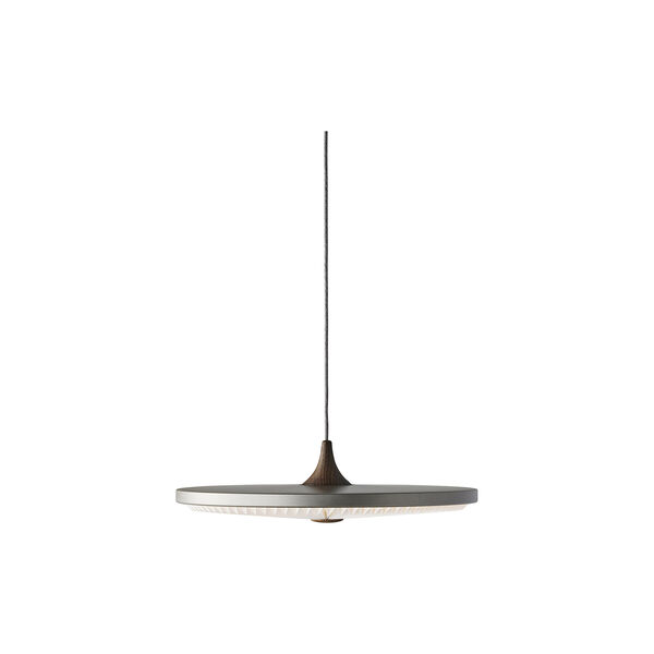 Soleil Pendant with Paper Shade, thunder sky/smoked oak, LE KLINT