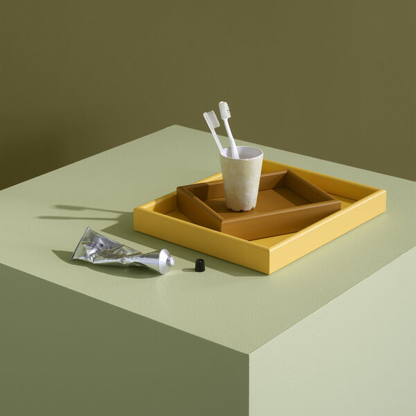 ARRANGE - Set of 2 Trays, acacia/amber ARRANGE - Set of 2 Trays, acacia/amber, Montana Furniture